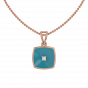 The Diamond Enamel Pendant