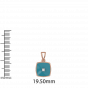 The Diamond Enamel Pendant