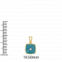 The Diamond Enamel Pendant