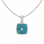 The Diamond Enamel Pendant