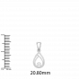 The Pear Diamond Drop Pendant