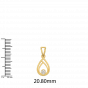 The Pear Diamond Drop Pendant
