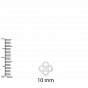The Floral Diamond Charm Pendant
