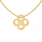 The Floral Diamond Charm Pendant