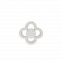 The Floral Diamond Charm Pendant