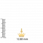 Princess Crown Diamond Kids Pendant