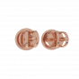The Smiling Smily Gold Diamond Kids Earring