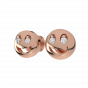 The Smiling Smily Gold Diamond Kids Earring
