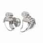 The Baby Feet Gold Diamond Kids Earring
