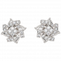 The Floral Wheeling Diamond Earrings