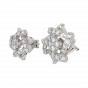 The Floral Wheeling Diamond Earrings