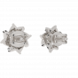 The Floral Wheeling Diamond Earrings