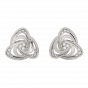 The Golden Whirl Diamond Studs Earrings