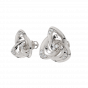 The Golden Whirl Diamond Studs Earrings