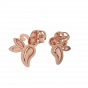 Mystic Fly Gold Diamond Stud Earrings
