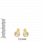 Gold Dazzle Drops Diamond Earrings