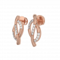 Golden Blush Gold Diamond Earrings