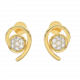 The Magical Gold Diamond Earrings