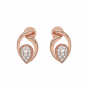 The Glam Drop Gold Diamond Earrings