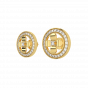 The Classic Gold Diamond Earrings
