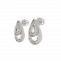 The Droplets Gold Diamond Earrings