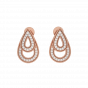 The Droplets Gold Diamond Earrings
