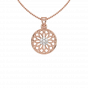 Fantastic Flower Diamond Pendant Set
