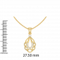 Blossom Drop Diamond Pendant Set