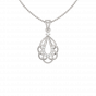 Blossom Drop Diamond Pendant Set