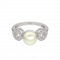 The Pearl Treat Gold Diamond Ring