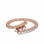 The Mystery Flow Gold Diamond Ring