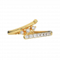 The Mystery Flow Gold Diamond Ring