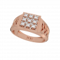 The Perfect Nine Gold Diamond Men's Ring