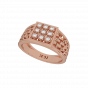 The Diamond Mat Gold Diamond Mens Ring
