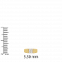 The Fashion Four Gold Diamond Men's Ring