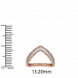 The French Glam Gold Diamond Ring