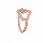 Dear Hearts Gold Diamond Heart Ring