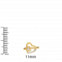 Dear Hearts Gold Diamond Heart Ring