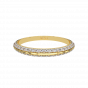 Bold N Sleek Gold Diamond Ring