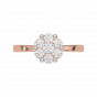 Purely Floral Gold Diamond Ring