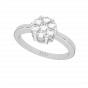 Purely Floral Gold Diamond Ring