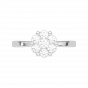 Purely Floral Gold Diamond Ring