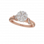 The Floral Treat Gold Diamond Ring