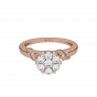 The Floral Treat Gold Diamond Ring
