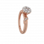 The Floral Treat Gold Diamond Ring
