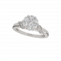 The Floral Treat Gold Diamond Ring