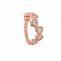 The Million Hearts Gold Diamond Heart Ring