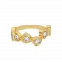The Million Hearts Gold Diamond Heart Ring