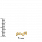 The Million Hearts Gold Diamond Heart Ring