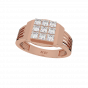 The Outwit Gold Diamond Men's Ring
